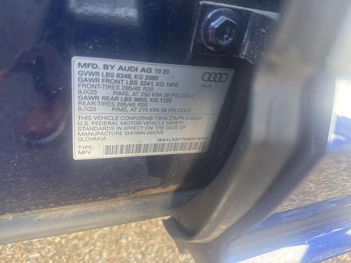 2021 Audi Q7 55 Premium Plus