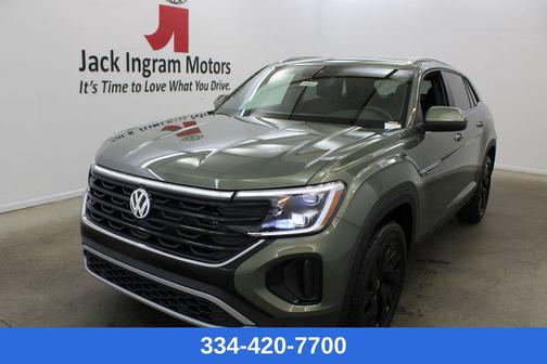 Avocado Green Pearl 2026 Volkswagen Atlas Cross Sport 2.0T SE w/Technology