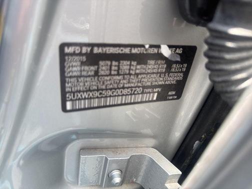 Glacier Silver Metallic 2016 BMW X3 xDrive28i
