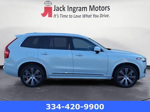White Pearl 2025 Volvo XC90 Plug-In Hybrid Plus