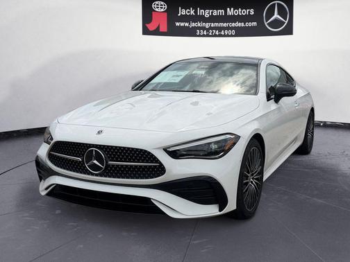 Polar White 2026 Mercedes-Benz CLE 300 4MATIC Coupe