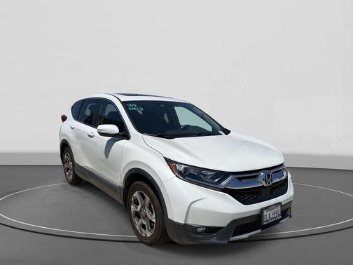 Platinum White Pearl 2019 Honda CR-V EX