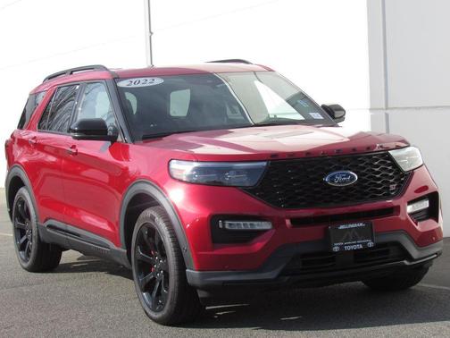 Red Metallic 2022 Ford Explorer ST