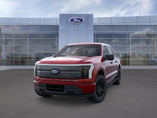 Red Metallic 2025 Ford F-150 Lightning XLT