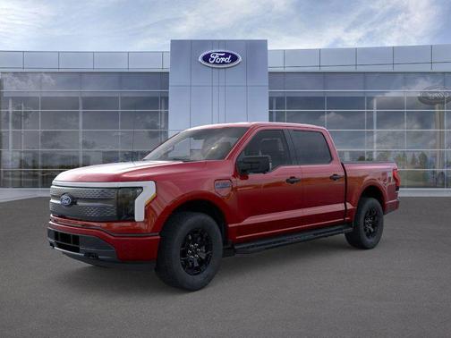 Red Metallic 2025 Ford F-150 Lightning XLT