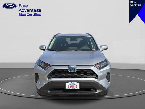 Silver Sky Metallic 2021 Toyota RAV4 Hybrid LE
