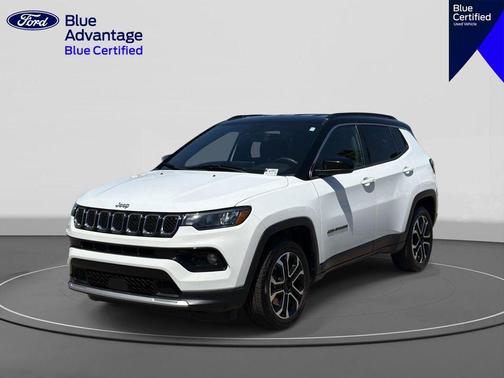Bright White Clearcoat 2024 Jeep Compass Limited