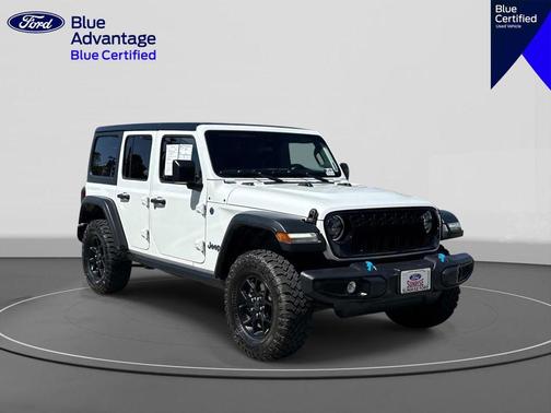 Bright White Clearcoat 2024 Jeep Wrangler 4xe Sport