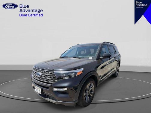 Agate Black Metallic 2023 Ford Explorer XLT