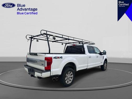 White Platinum Tri-Coat Metallic 2017 Ford F-250 Platinum