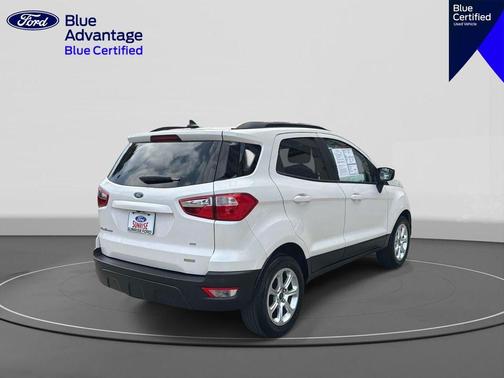 White Platinum Tri-Coat Metallic 2018 Ford EcoSport SE