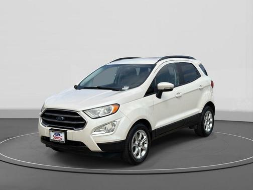 White Platinum Tri-Coat Metallic 2018 Ford EcoSport SE