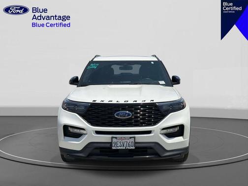 Star White 2022 Ford Explorer ST-Line