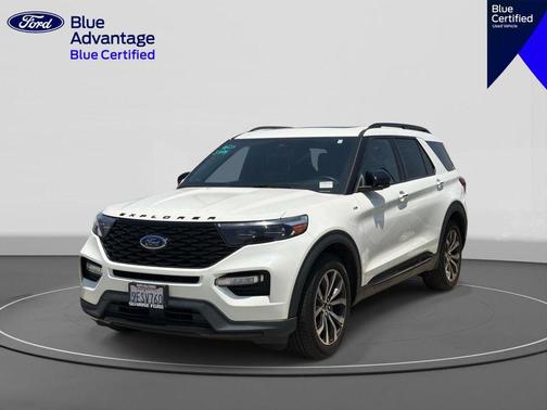 Star White 2022 Ford Explorer ST-Line