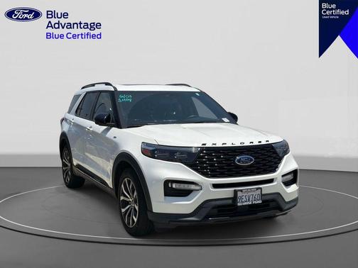 Star White 2022 Ford Explorer ST-Line
