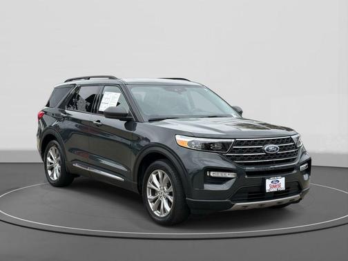 Green Metallic 2023 Ford Explorer XLT