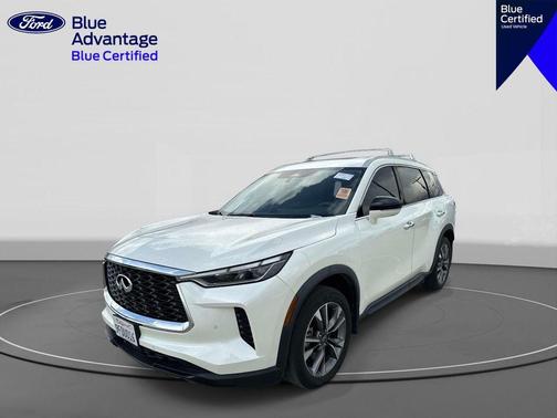 Majestic White 2023 INFINITI QX60 Luxe