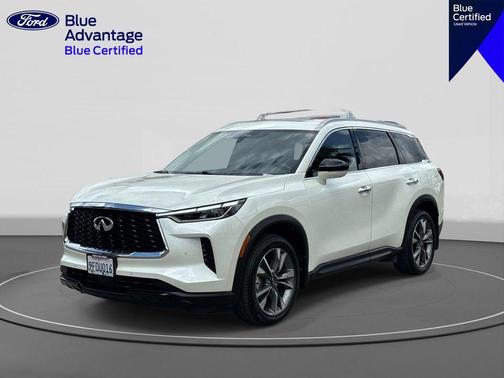 Majestic White 2023 INFINITI QX60 Luxe