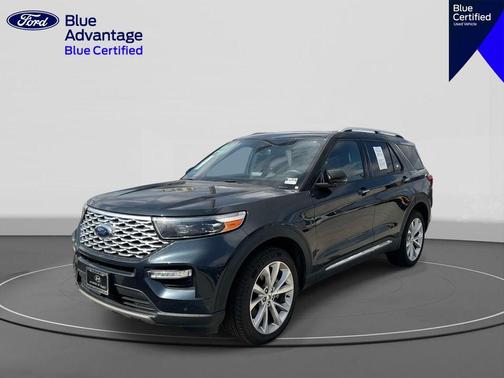 Stone Blue Metallic 2023 Ford Explorer Platinum
