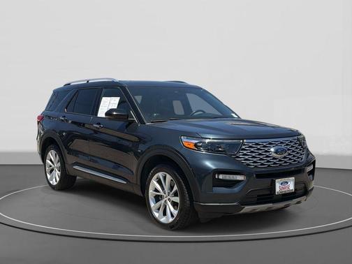 Stone Blue Metallic 2023 Ford Explorer Platinum