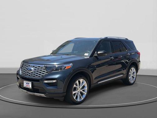 Stone Blue Metallic 2023 Ford Explorer Platinum