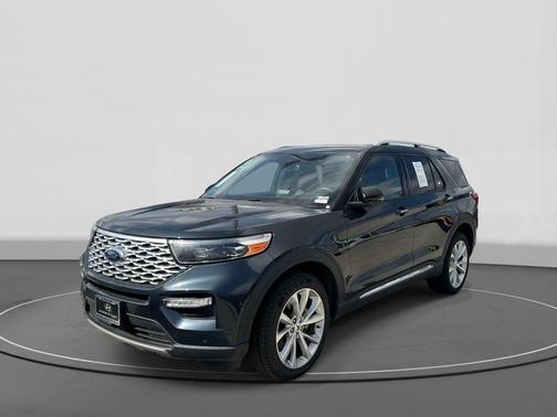 Stone Blue Metallic 2023 Ford Explorer Platinum