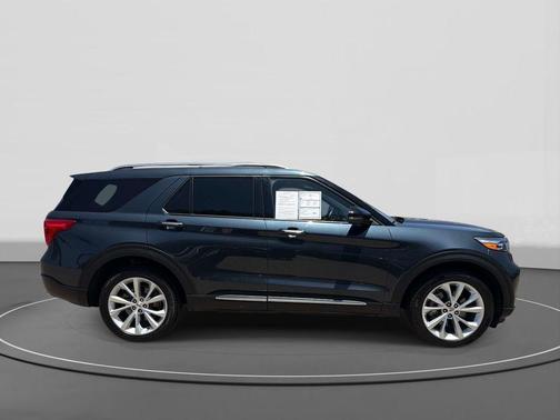 Stone Blue Metallic 2023 Ford Explorer Platinum