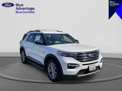 Oxford White 2021 Ford Explorer XLT