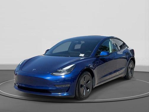Deep Blue Metallic 2023 Tesla Model 3 Long Range