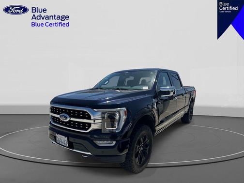 Antimatter Blue Metallic 2021 Ford F-150 Platinum