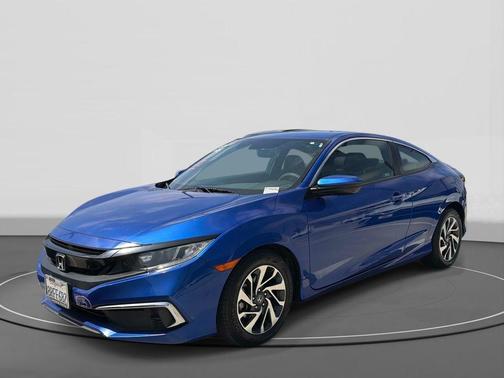 Aegean Blue Metallic 2020 Honda Civic LX
