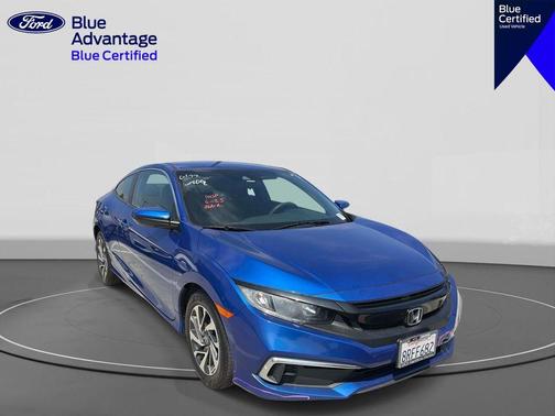 Aegean Blue Metallic 2020 Honda Civic LX