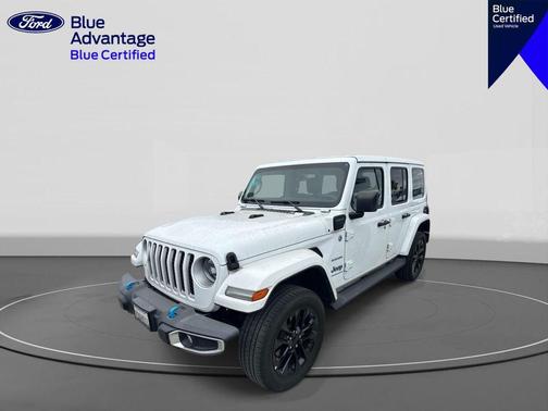 Bright White Clearcoat 2023 Jeep Wrangler 4xe Sahara