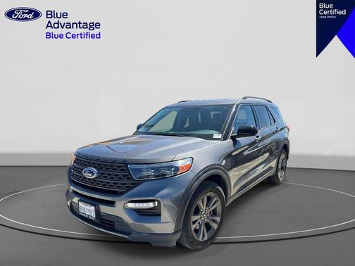 Gray Metallic 2023 Ford Explorer XLT