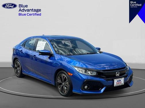 Aegean Blue Metallic 2017 Honda Civic EX-L w/Navi