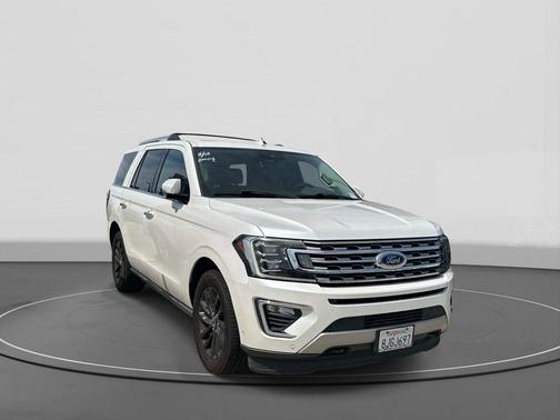 White Platinum Tri-Coat Metallic 2019 Ford Expedition Limited