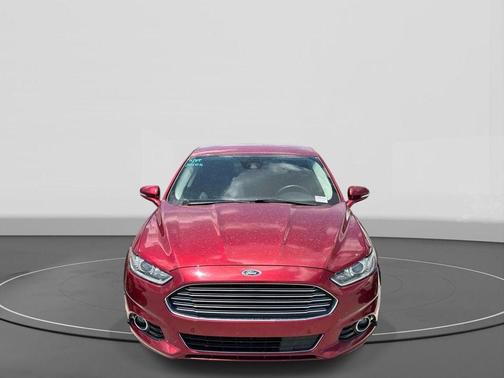 Ruby Red Tinted Clearcoat 2014 Ford Fusion Hybrid Titanium