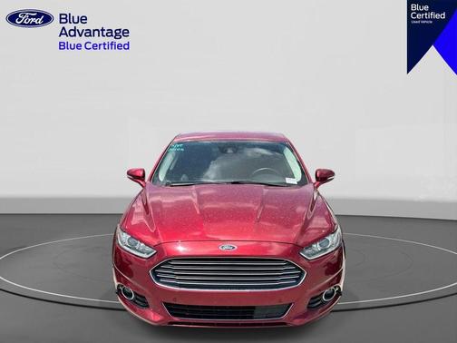 Ruby Red Tinted Clearcoat 2014 Ford Fusion Hybrid Titanium