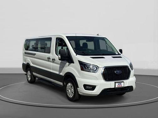 Oxford White 2022 Ford Transit-350 XLT