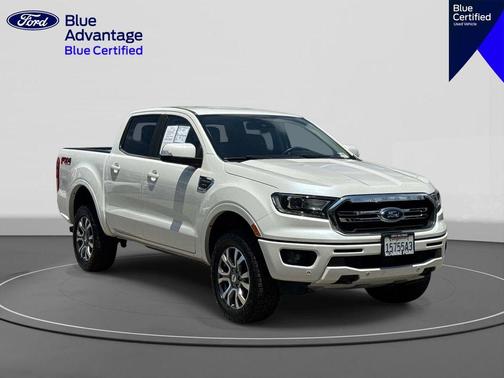 White Platinum Clearcoat 2019 Ford Ranger Lariat
