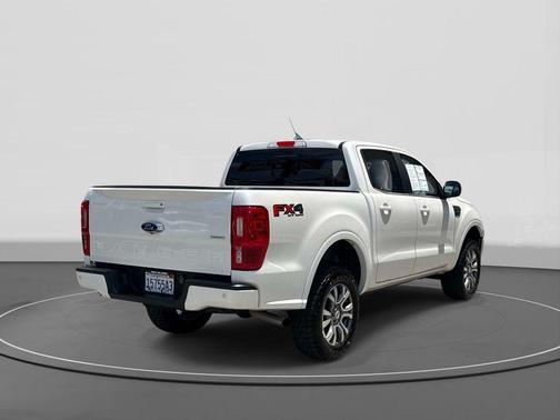 White Platinum Clearcoat 2019 Ford Ranger Lariat