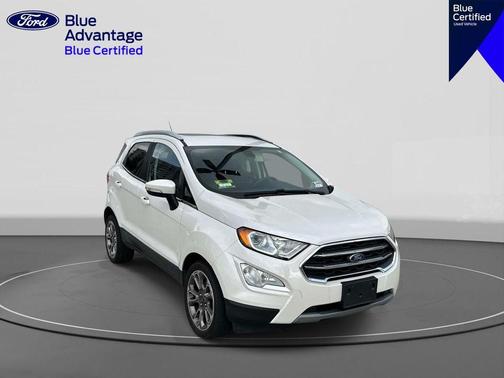 White Platinum Clearcoat Metallic 2020 Ford EcoSport Titanium