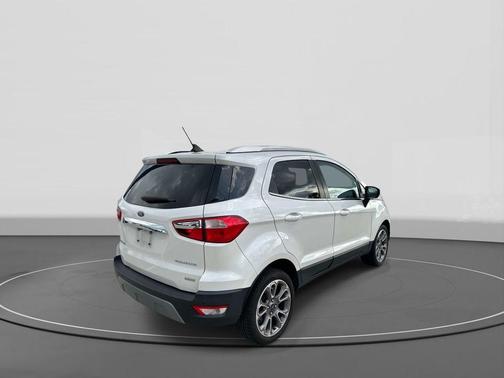 White Platinum Clearcoat Metallic 2020 Ford EcoSport Titanium