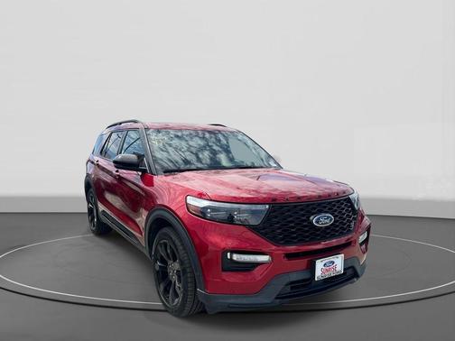 Red Metallic 2022 Ford Explorer ST