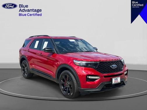 Red Metallic 2022 Ford Explorer ST