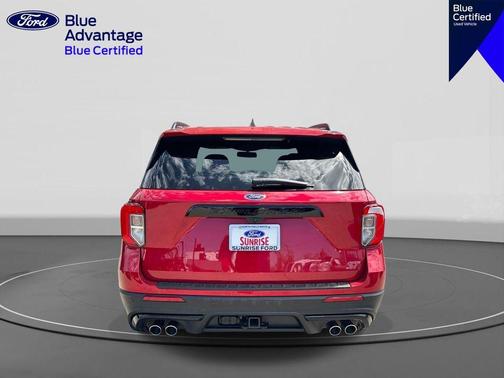 Red Metallic 2022 Ford Explorer ST