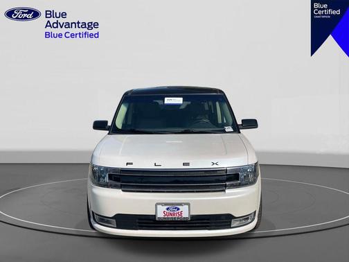 White Platinum Clearcoat Metallic 2019 Ford Flex SEL