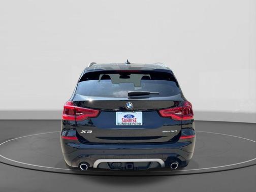 Jet Black 2019 BMW X3 sDrive30i