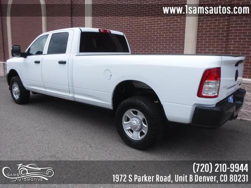 Bright White Clearcoat 2023 RAM 2500 Tradesman Crew Cab 4x4 8' Box