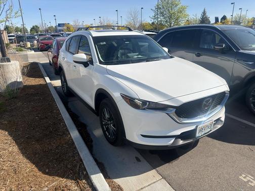 Snowflake White Pearl Mica 2021 Mazda CX-5 Touring